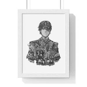 ZUKO BLACK & WHITE FRAMED POSTER ZUKO BLACK & WHITE FRAMED POSTER