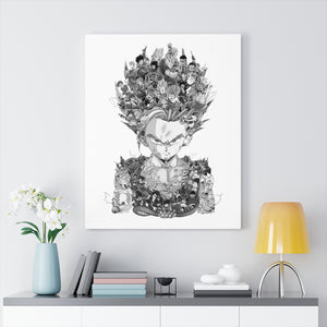 GOHAN BLACK & WHITE CANVAS GOHAN BLACK & WHITE CANVAS