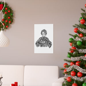 TANJIRO BLACK & WHITE POSTER TANJIRO BLACK & WHITE POSTER