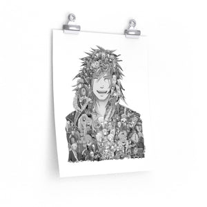 JIRAIYA BLACK & WHITE POSTER JIRAIYA BLACK & WHITE POSTER