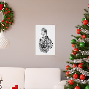 SAITAMA BLACK & WHITE POSTER SAITAMA BLACK & WHITE POSTER