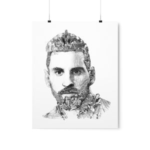 MESSI BLACK & WHITE POSTER MESSI BLACK & WHITE POSTER