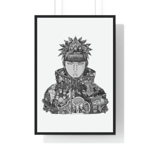 PAIN BLACK & WHITE FRAMED POSTER PAIN BLACK & WHITE FRAMED POSTER
