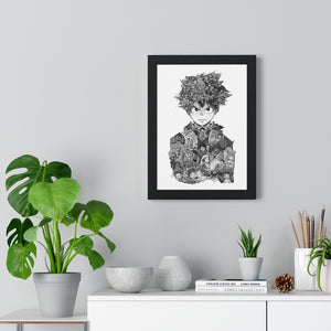 DEKU BLACK & WHITE FRAMED POSTER DEKU BLACK & WHITE FRAMED POSTER