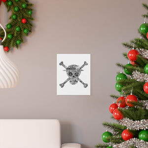MUGIWARA JOLLY ROGER BLACK & WHITE POSTER (WHITE BG) MUGIWARA JOLLY ROGER BLACK & WHITE POSTER (WHITE BG)