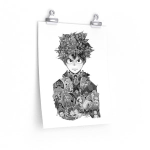 DEKU BLACK & WHITE POSTER DEKU BLACK & WHITE POSTER