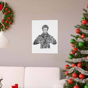 SUKUNA BLACK & WHITE POSTER SUKUNA BLACK & WHITE POSTER