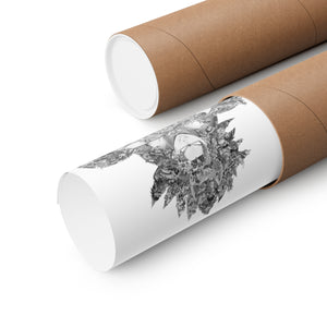 BROLY BLACK & WHITE POSTER BROLY BLACK & WHITE POSTER