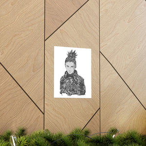 SHIKAMARU BLACK & WHITE POSTER SHIKAMARU BLACK & WHITE POSTER