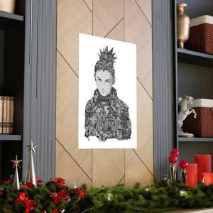 SHIKAMARU BLACK & WHITE POSTER SHIKAMARU BLACK & WHITE POSTER