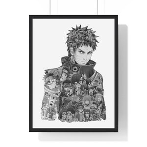 OBITO BLACK & WHITE FRAMED POSTER OBITO BLACK & WHITE FRAMED POSTER