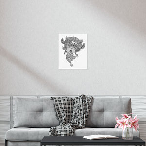 CHOPPER BLACK & WHITE POSTER CHOPPER BLACK & WHITE POSTER