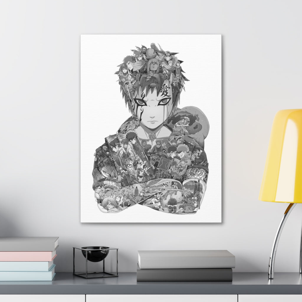 Aesthetic Gaara Paint By Numbers - PBN Canvas