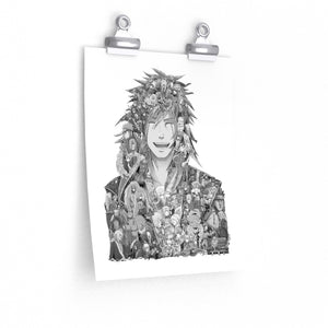 JIRAIYA BLACK & WHITE POSTER JIRAIYA BLACK & WHITE POSTER