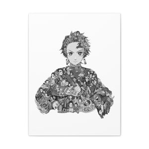 TANJIRO BLACK & WHITE CANVAS TANJIRO BLACK & WHITE CANVAS