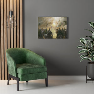 BATTLE OF HELM'S DEEP CANVAS BATTLE OF HELM'S DEEP CANVAS