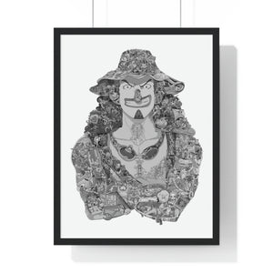 USOPP BLACK & WHITE FRAMED POSTER USOPP BLACK & WHITE FRAMED POSTER