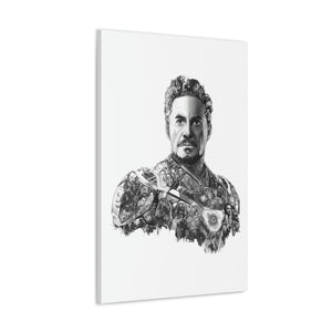 IRON MAN BLACK & WHITE CANVAS IRON MAN BLACK & WHITE CANVAS