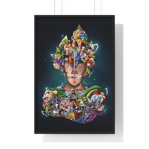 VEGETA COLOR FRAMED POSTER VEGETA COLOR FRAMED POSTER