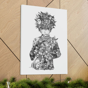 KILLUA BLACK & WHITE CANVAS KILLUA BLACK & WHITE CANVAS