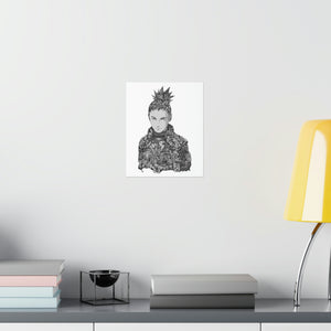 SHIKAMARU BLACK & WHITE POSTER SHIKAMARU BLACK & WHITE POSTER