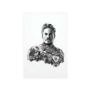IRON MAN BLACK & WHITE POSTER IRON MAN BLACK & WHITE POSTER