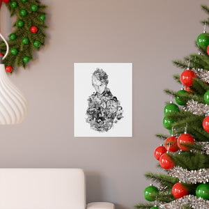 SAITAMA BLACK & WHITE POSTER SAITAMA BLACK & WHITE POSTER