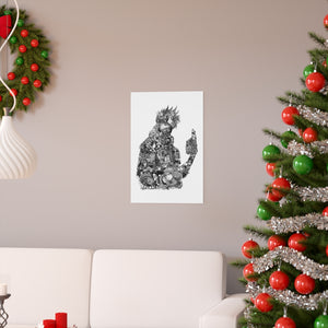 KAKASHI BLACK & WHITE POSTER KAKASHI BLACK & WHITE POSTER