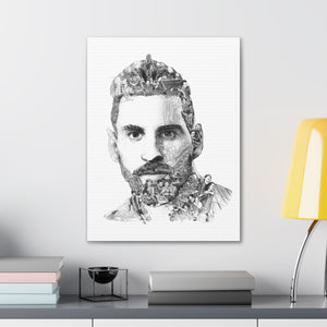 MESSI BLACK & WHITE CANVAS MESSI BLACK & WHITE CANVAS
