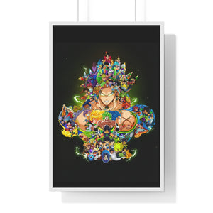 BROLY COLOR FRAMED POSTER BROLY COLOR FRAMED POSTER