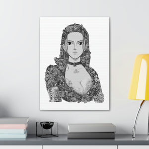 ROBIN BLACK & WHITE CANVAS ROBIN BLACK & WHITE CANVAS