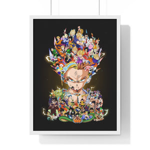 GOHAN COLOR FRAMED POSTER (Yellow Bang Ver) GOHAN COLOR FRAMED POSTER (Yellow Bang Ver)