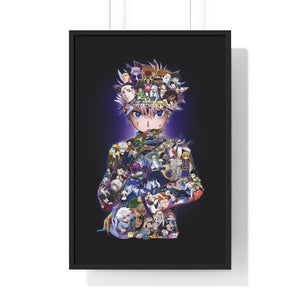 KILLUA COLOR FRAMED POSTER KILLUA COLOR FRAMED POSTER