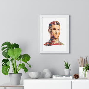 RONALDO COLOR FRAMED POSTER RONALDO COLOR FRAMED POSTER