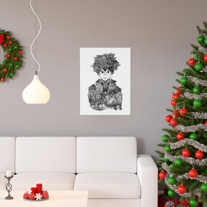 DEKU BLACK & WHITE POSTER DEKU BLACK & WHITE POSTER