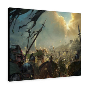 BATTLE OF THE PELENNOR FIELDS CANVAS BATTLE OF THE PELENNOR FIELDS CANVAS