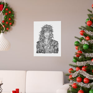 JIRAIYA BLACK & WHITE POSTER JIRAIYA BLACK & WHITE POSTER