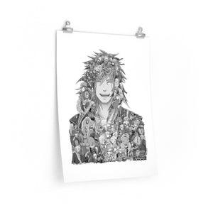 JIRAIYA BLACK & WHITE POSTER JIRAIYA BLACK & WHITE POSTER