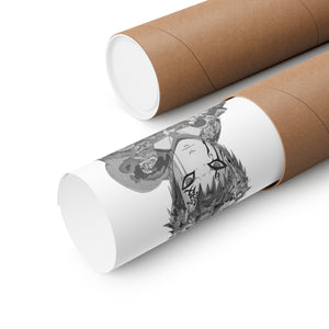 GAARA BLACK & WHITE POSTER GAARA BLACK & WHITE POSTER