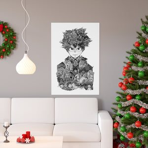 DEKU BLACK & WHITE POSTER DEKU BLACK & WHITE POSTER