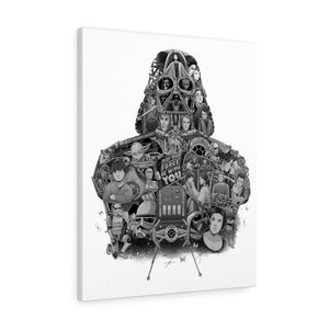 DARTH VADER BLACK & WHITE CANVAS DARTH VADER BLACK & WHITE CANVAS