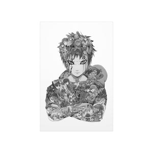 GAARA BLACK & WHITE POSTER GAARA BLACK & WHITE POSTER