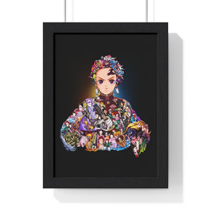 TANJIRO COLOR FRAMED POSTER TANJIRO COLOR FRAMED POSTER