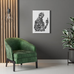 KAKASHI BLACK & WHITE CANVAS KAKASHI BLACK & WHITE CANVAS