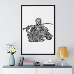 ZORO BLACK & WHITE FRAMED POSTER ZORO BLACK & WHITE FRAMED POSTER
