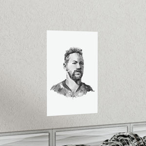 NEYMAR BLACK & WHITE POSTER NEYMAR BLACK & WHITE POSTER