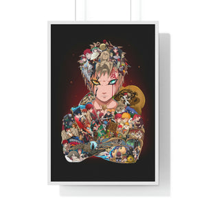 GAARA COLOR FRAMED POSTER GAARA COLOR FRAMED POSTER