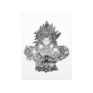 BROLY BLACK & WHITE POSTER BROLY BLACK & WHITE POSTER