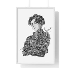 LEVI BLACK & WHITE FRAMED POSTER LEVI BLACK & WHITE FRAMED POSTER