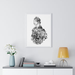 SAITAMA BLACK & WHITE FRAMED POSTER SAITAMA BLACK & WHITE FRAMED POSTER